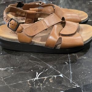 SAS Women's Tan Leather Sandals